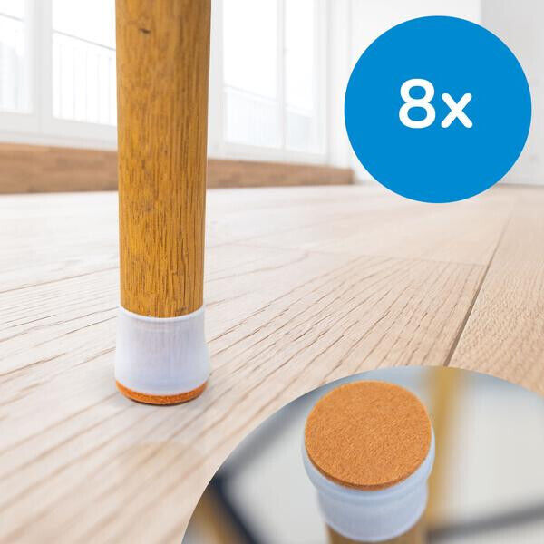 Slide Buddy Möbelgleiter 8 Stk. Boden Schützen Gleiter Stuhl Tisch Filzgleiter