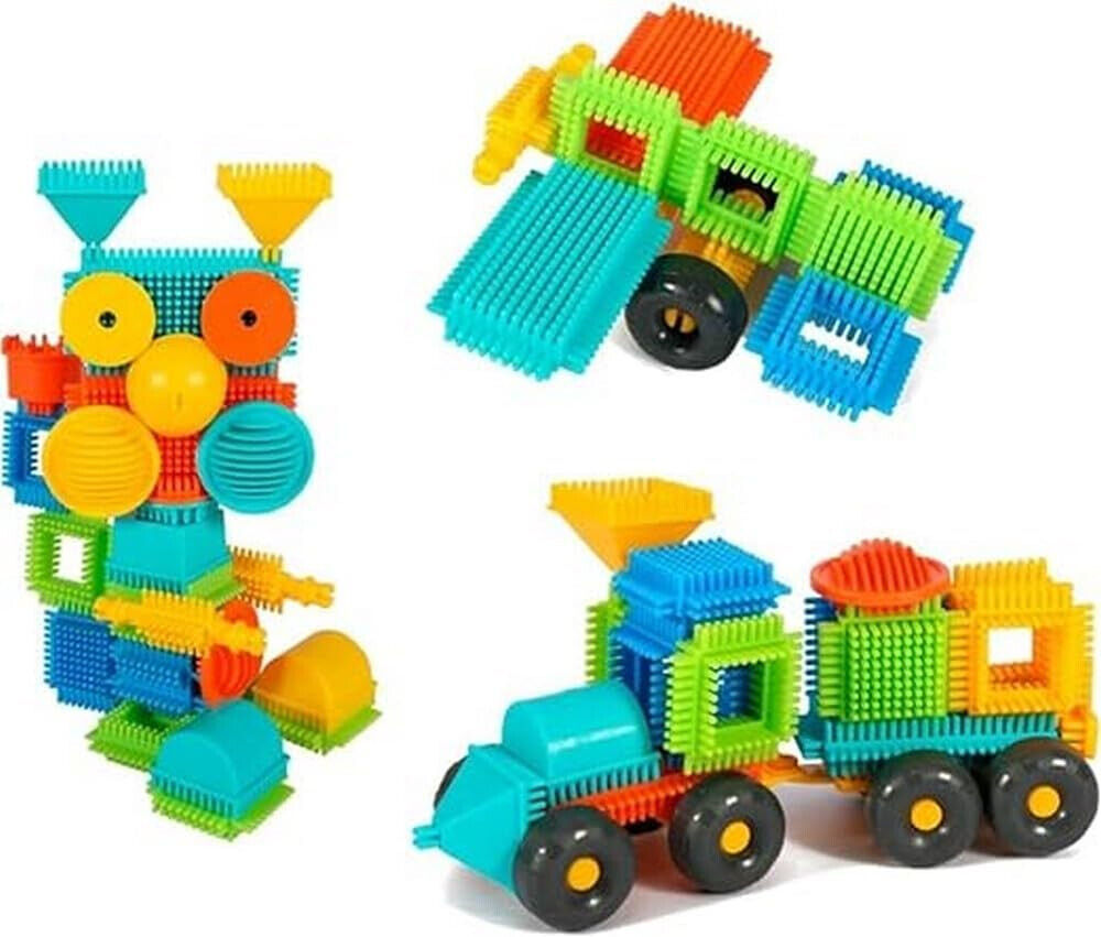 BLOKO 503502 50er Tube, Multicolor Spielzeug Spiel Steine Blöcke Bunt Kunststoff