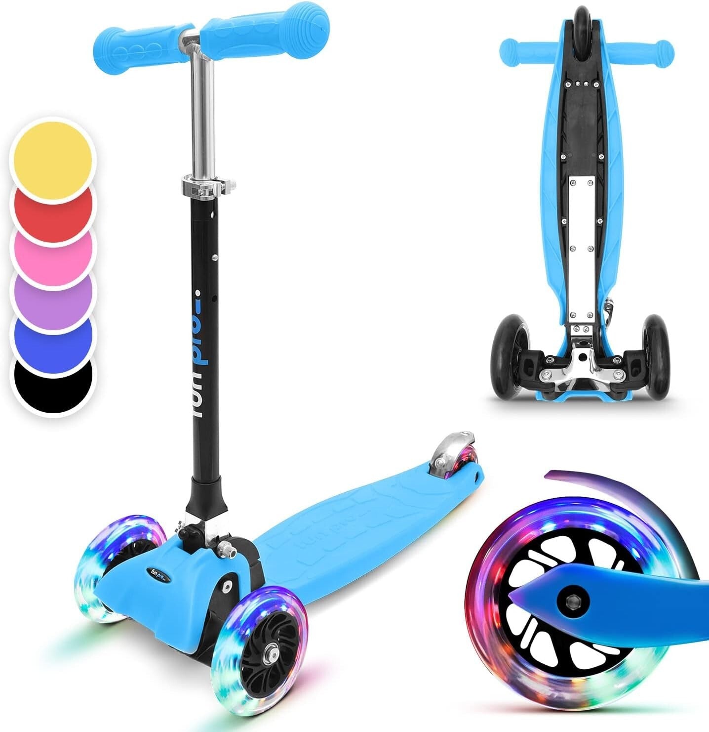 Apollo Fun-Scooter Kids Whiz LED | Kinderroller ab 3 Jahre