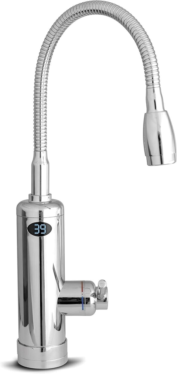 Aquadon Smart Heater | Armatur mit integriertem Durchlauferhitzer | 2 Aufsätze
