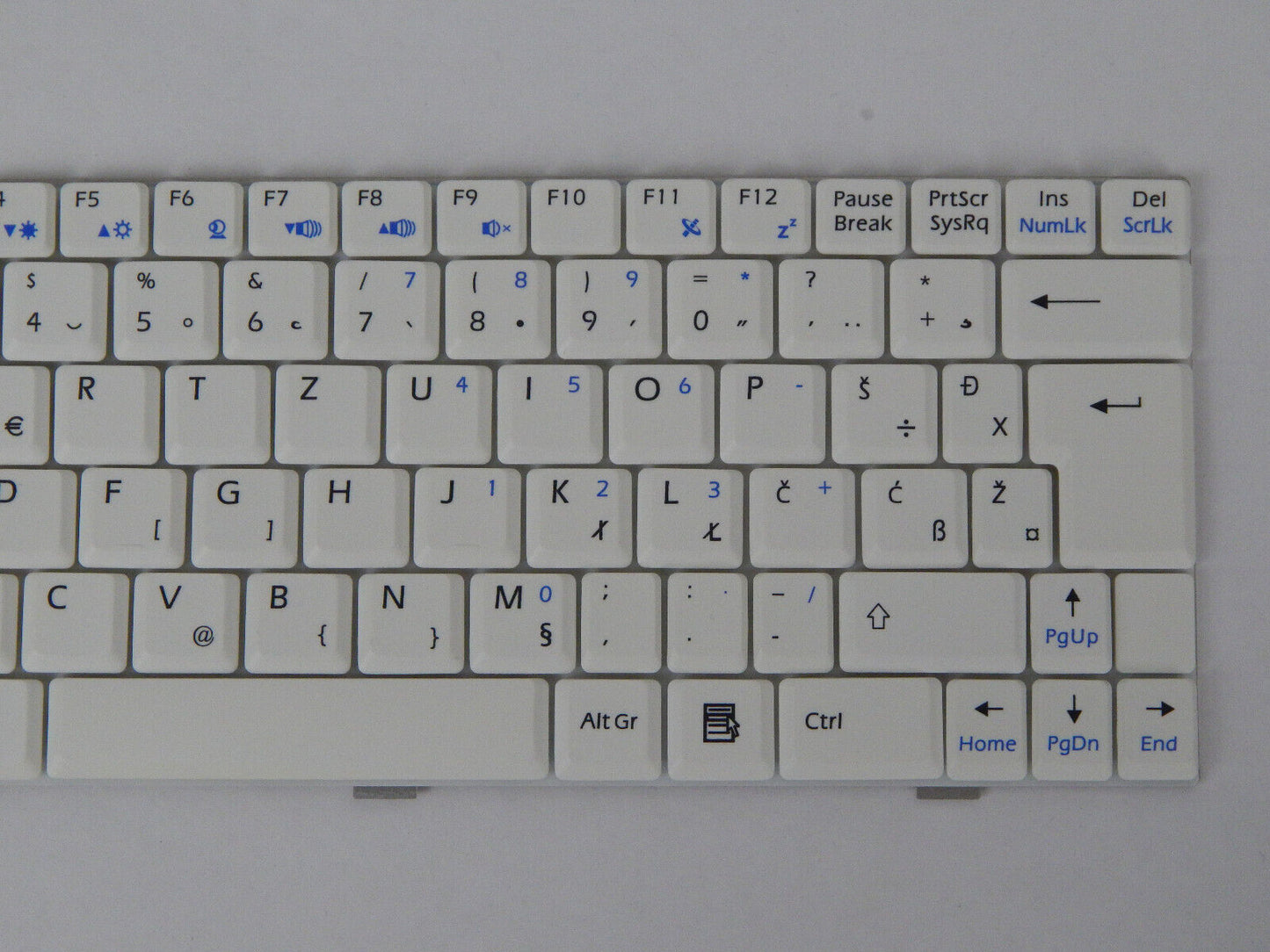 Laptop Tastatur Universal QWERTZ Layout Laptoptastatur Notebook Einbau Tastatur