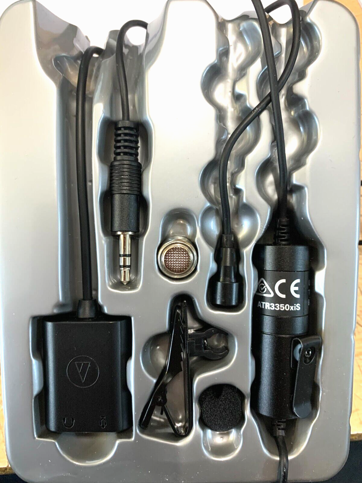 Audio Technica ATR3350xiS, Mikrofon Microphone Ansteckmikrofon für Smartphone