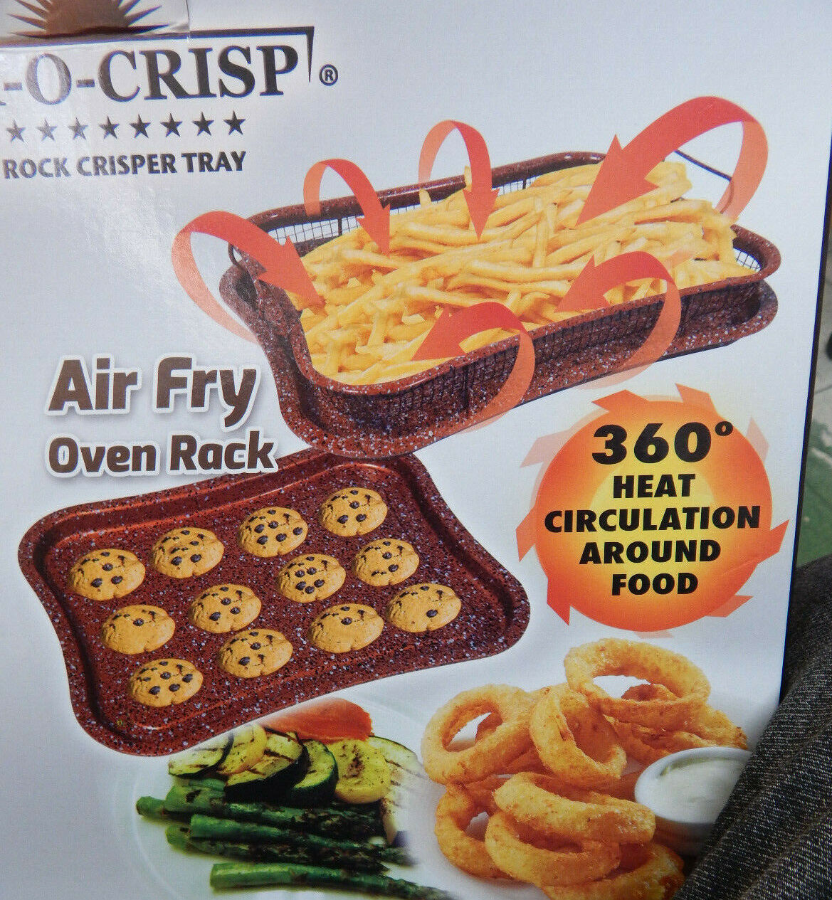 Air-O-Crisp - Ofenbratplatte - Ofenschale - Backblech - Grill - Ofenfritten06448