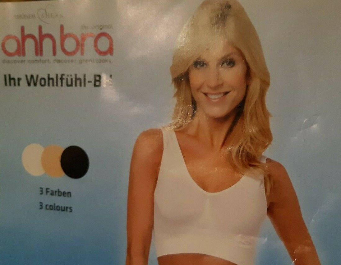 Ahh bra - DerWohlfühl BH- 3er Set - nahtloser BH Ersatz und ohne Büge Größe L