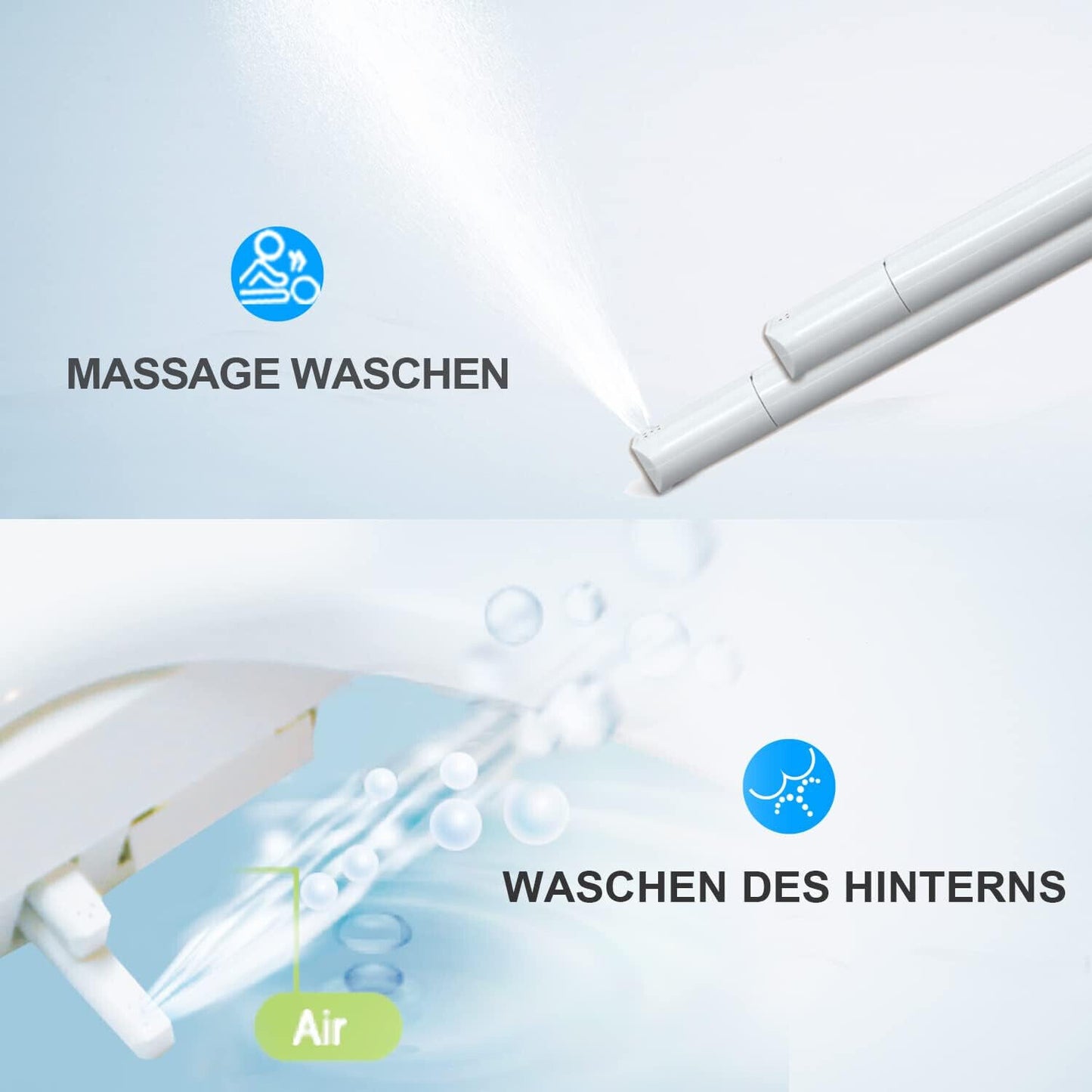 FLORY FDB300 Intelligenter Smart Bidet Toilettensitz, wc dusche umweltfreundlich