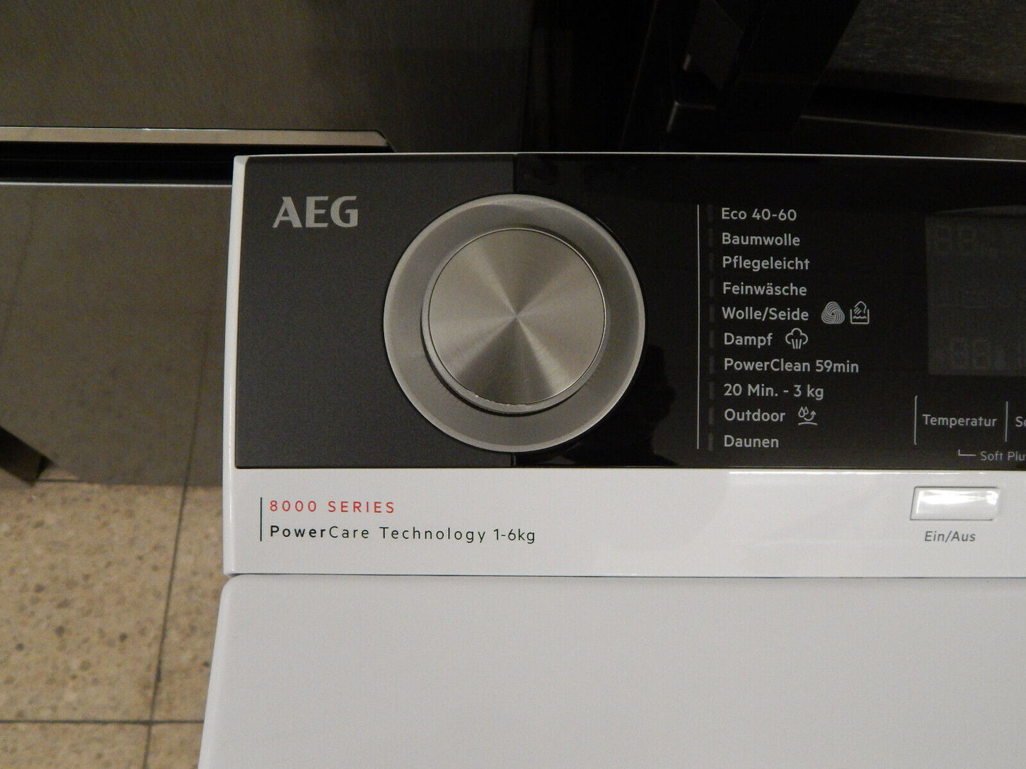 AEG Waschmaschine Toplader 8000 LTR8A36STL Mengenautomatik 1300 U/min Weiß 6kg