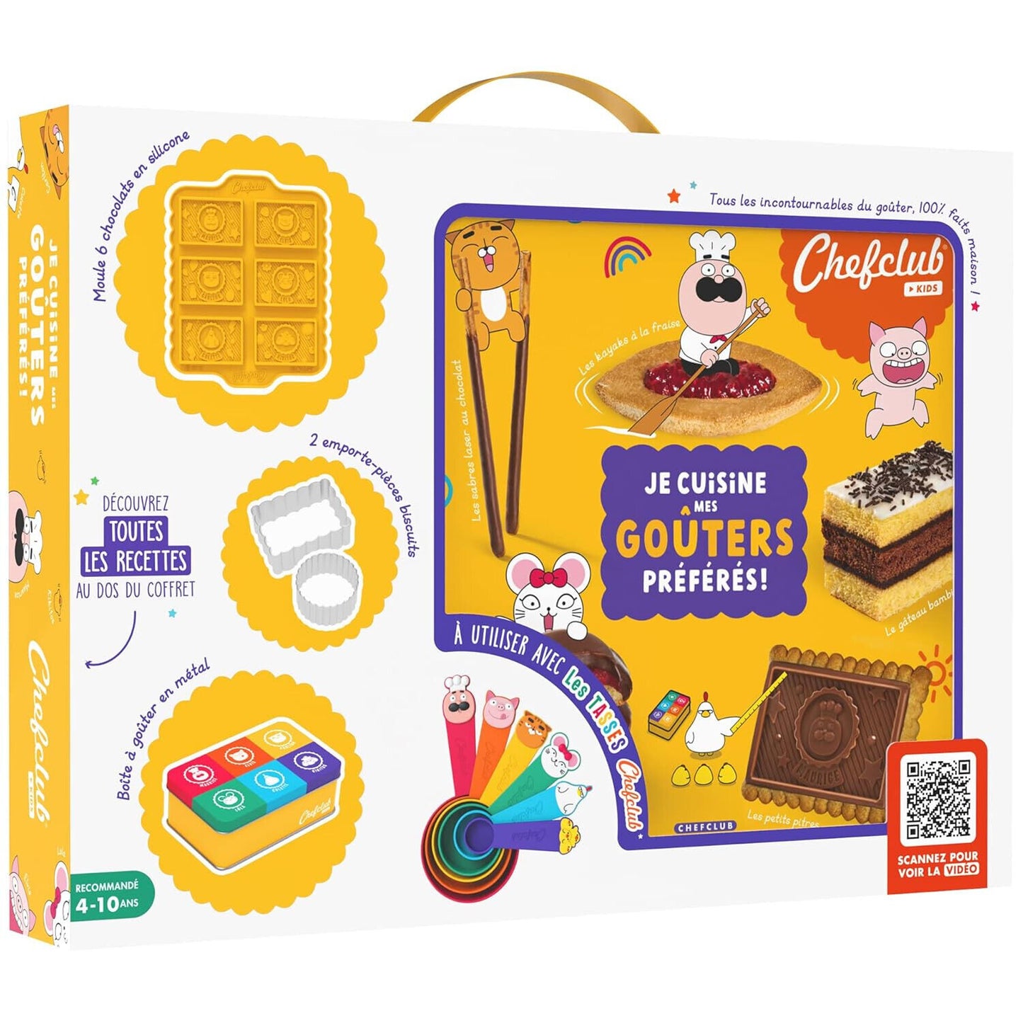 Chefclub - Chefclub Kids Box: Ich koche meine Lieblingssnacks –Rezeptbuch