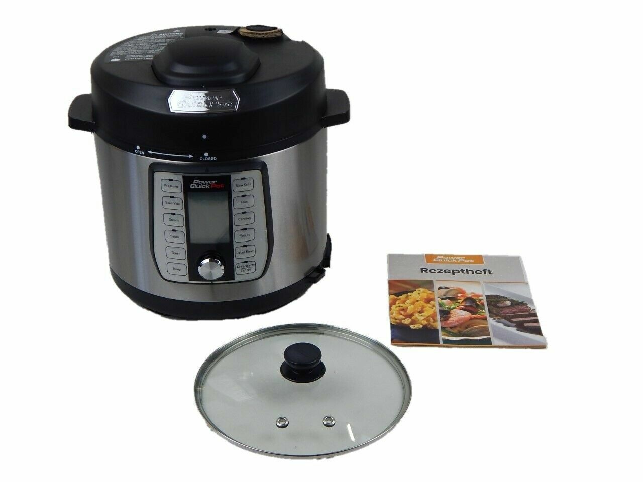 PowerXL Quick Pot Multikocher - ersetzt Ihren Druckkochtopf, Herd, Backofen