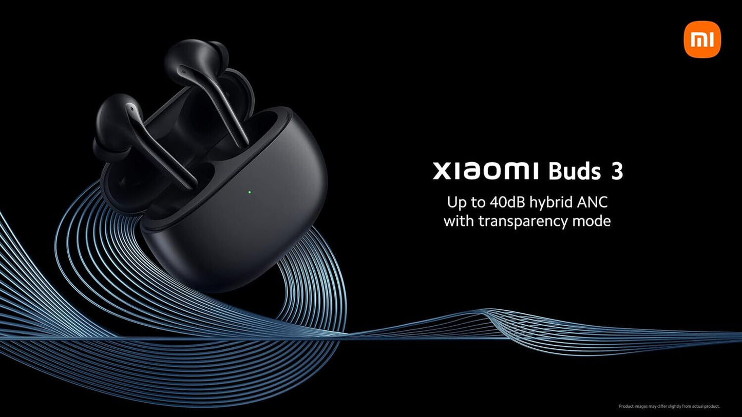 Xiaomi Buds 3 Bluetooth In-Ear Kopfhöhrer (Aktive Geräuschunterdrückung) Schwarz