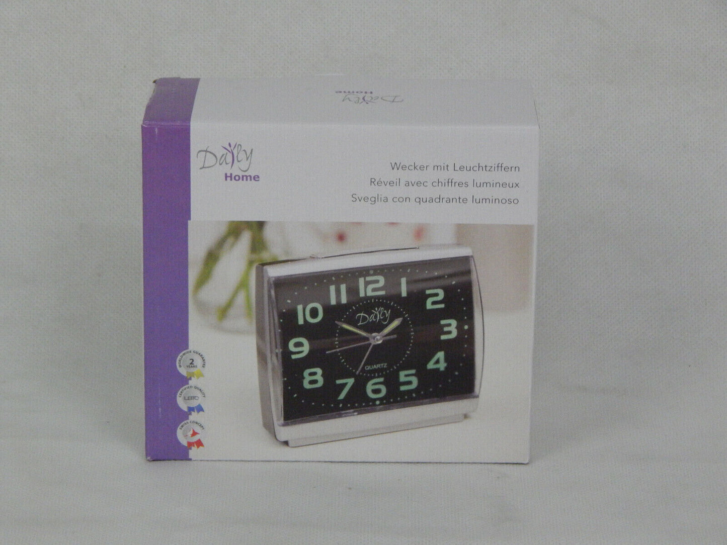 Wecker mit Leuchtziffern Uhr Anzeige Wecker mit großen Zahlen 1 + 1 Gratis!!!
