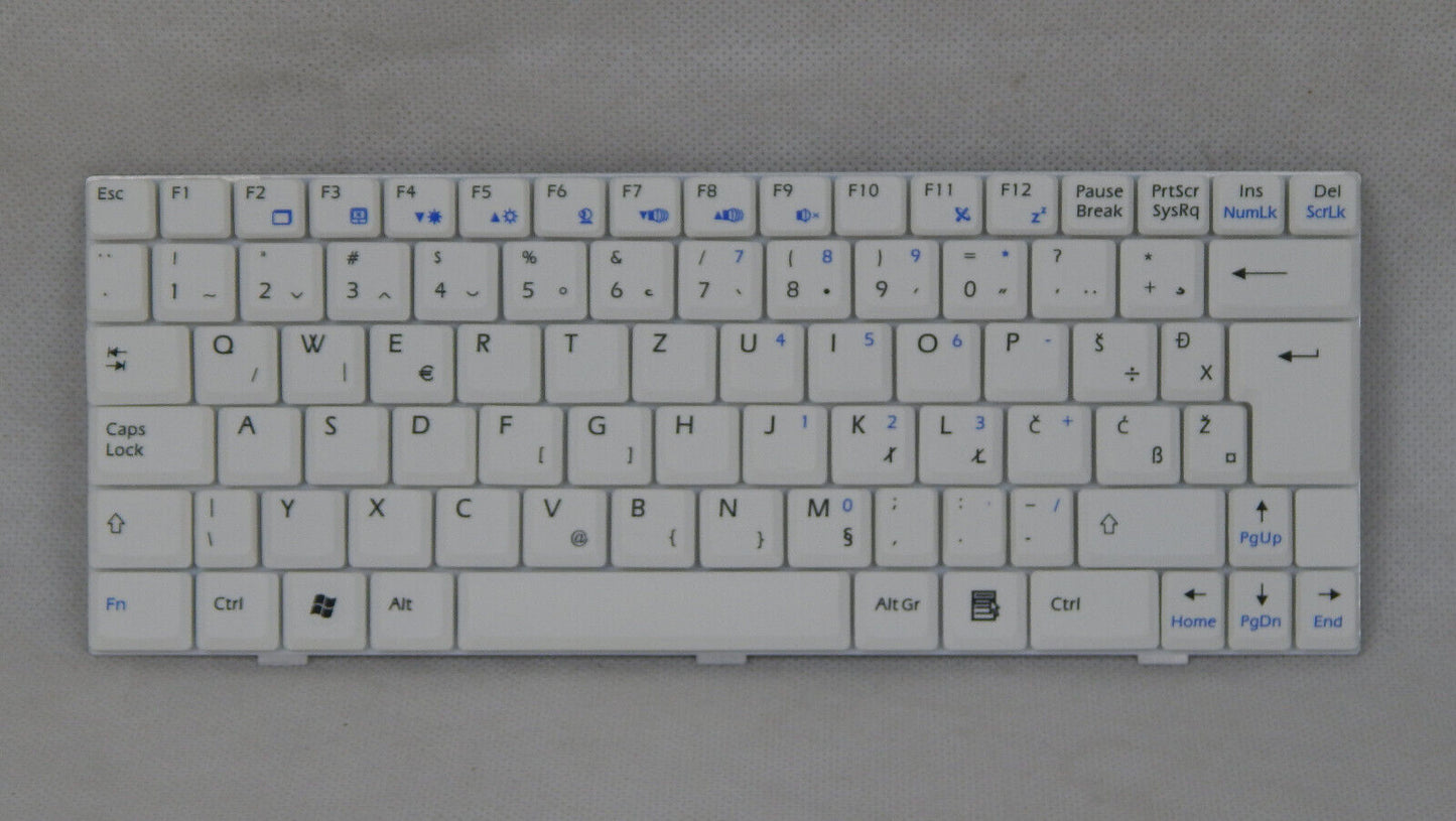 Laptop Tastatur Universal QWERTZ Layout Laptoptastatur Notebook Einbau Tastatur