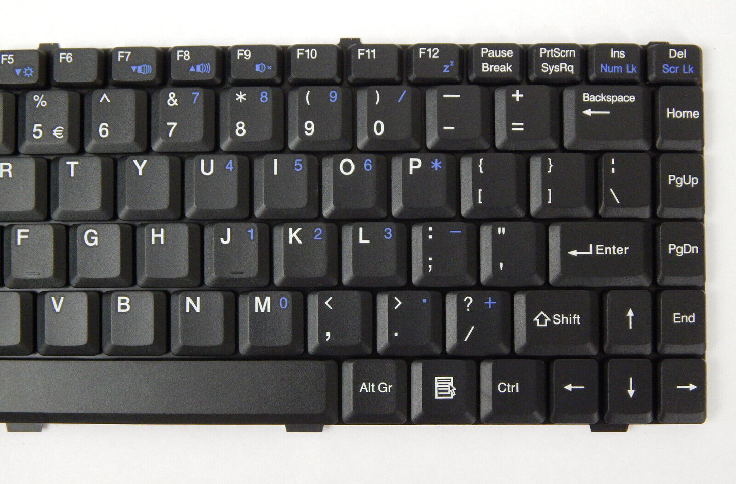 Laptop Tastatur Universal QWERTY Layout Laptoptastatur Notebook Einbau Tastatur