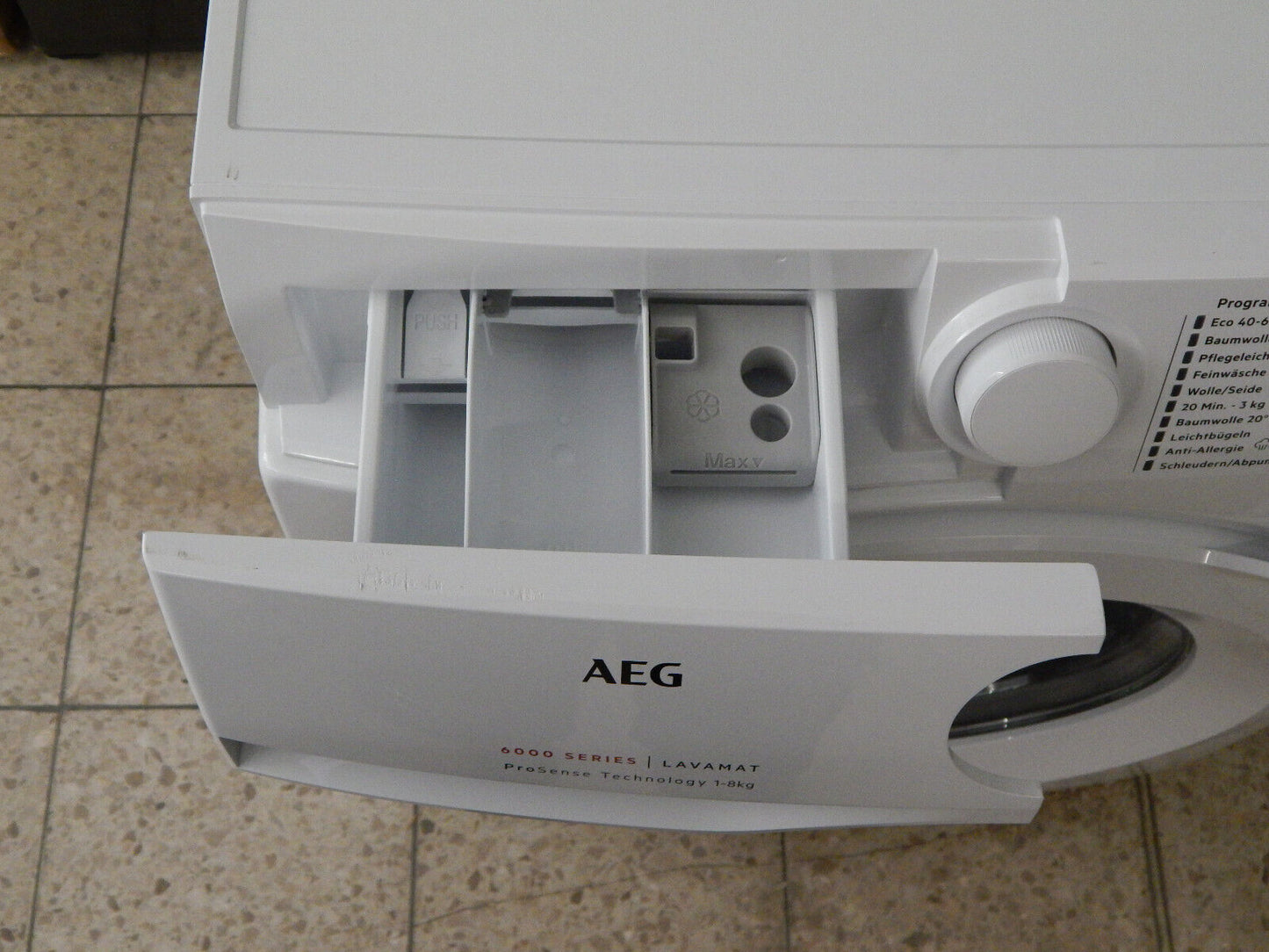 AEG L6FA48FL Waschmaschine Serie 6000 8 kg Anti-Allergie Dampfprogramm 1400U/Min