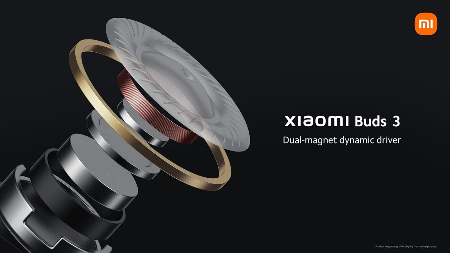 Xiaomi Buds 3 Bluetooth In-Ear Kopfhöhrer (Aktive Geräuschunterdrückung) Schwarz