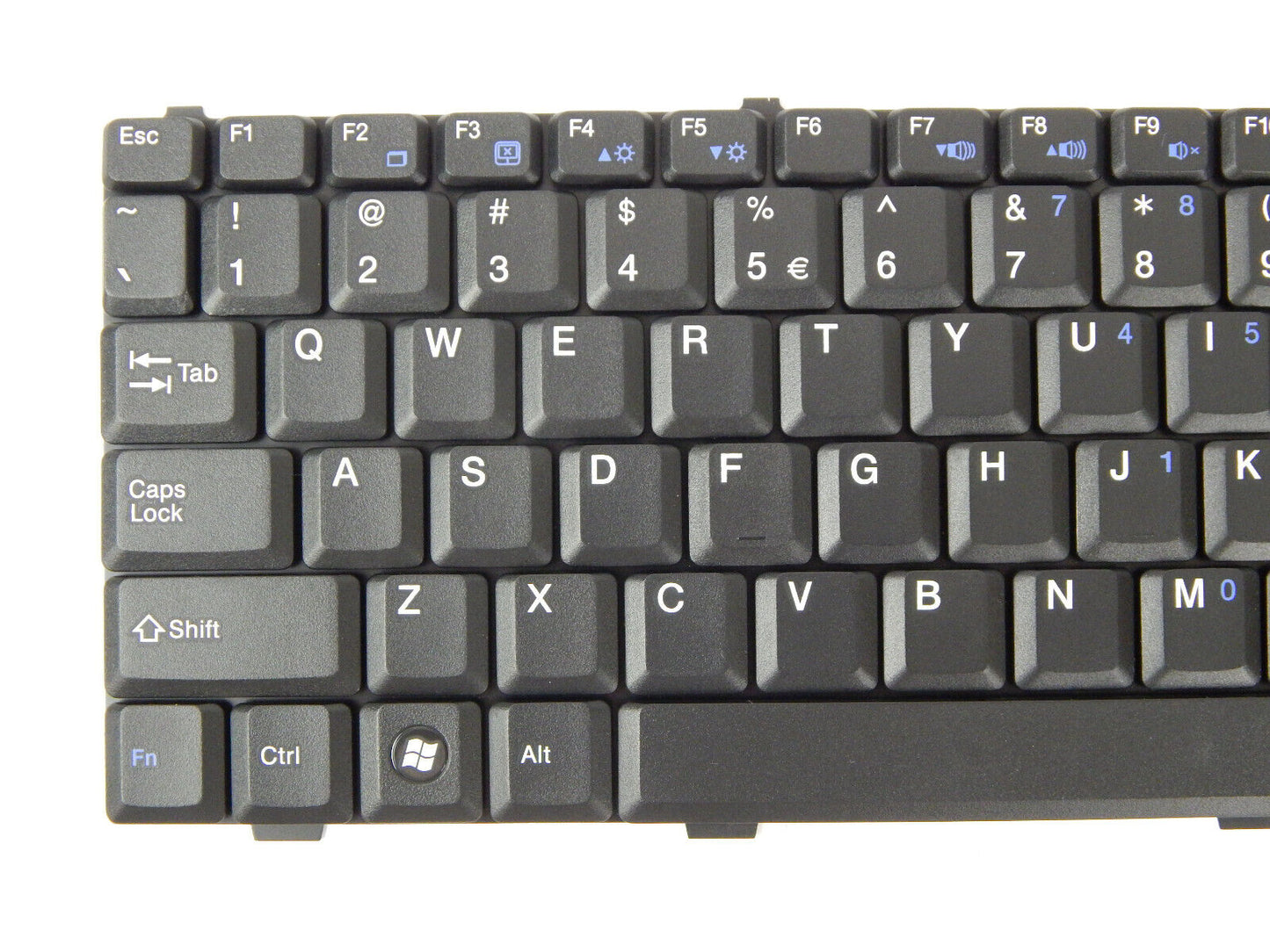 Laptop Tastatur Universal QWERTY Layout Laptoptastatur Notebook Einbau Tastatur