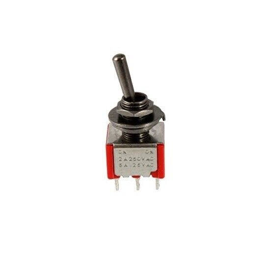 Allparts Schwarzer Mini-Schalter mit rundem Fledermaus