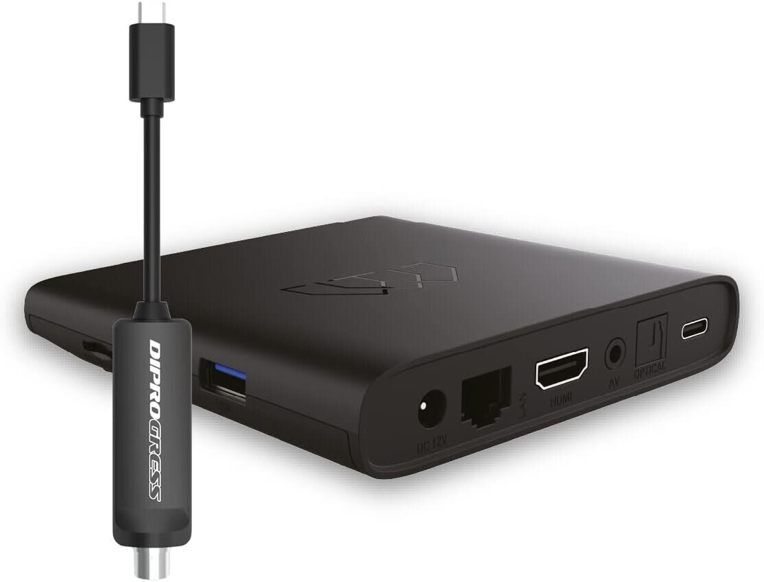 Diprogress Dpatv2 Decoder SMART Android TV Google DVB-T2 Bluetooth USB HDMI