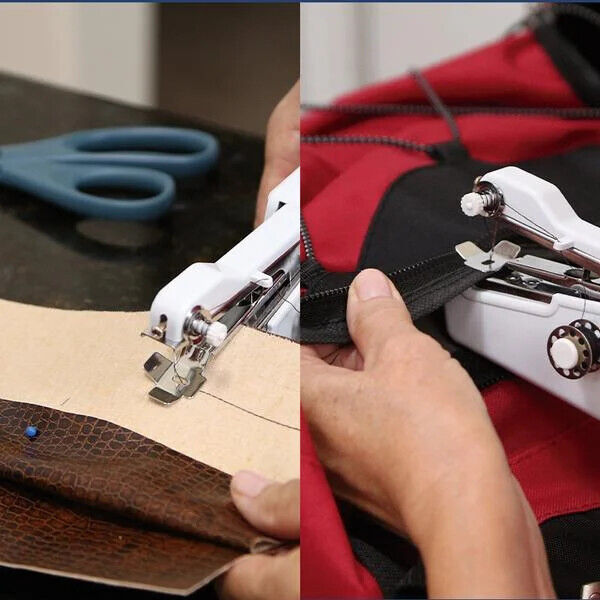 Starlyf Fast Sew geniale Mini-Nähmaschine Reise Nähmaschine inkl. 20tlg. Faden
