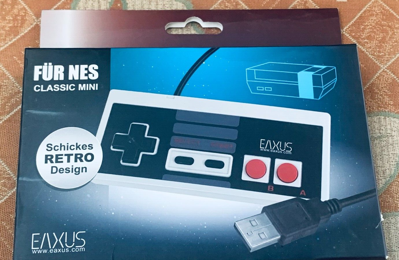 USB Controller im Classic Design - 1,8m Retro USB Gamepad