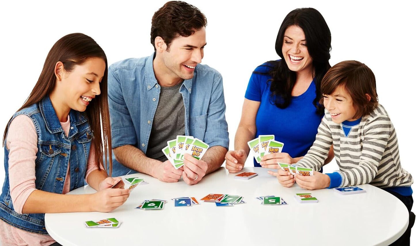 Mattel Games Skip-BO, Kartenspiele für die Famile, Perfekt als Kinderspiel, Reis
