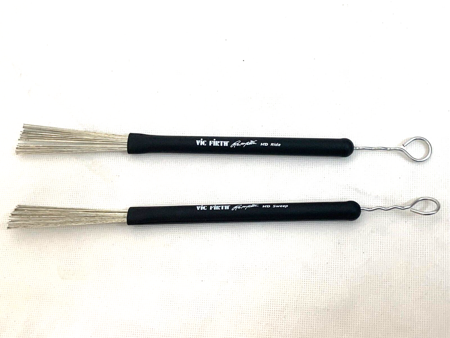 Vic Firth Signature Series Wire 'Sweep' Brush - Russ Miller - Retractable - Blac