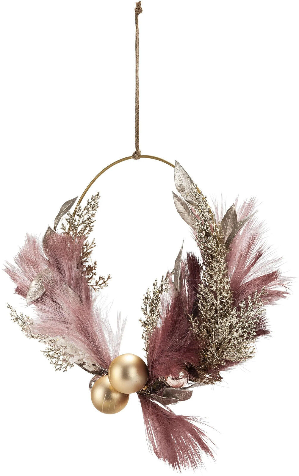 LED-Metallring "Light Gold" 30cm Deko Hängedeko Advent Dekoration Weihnachten