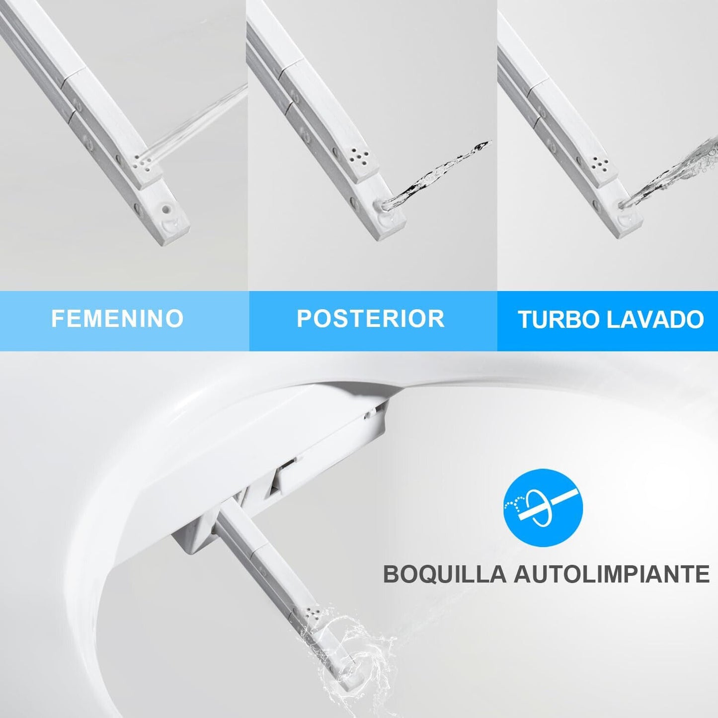 FLORY FDB300 Intelligenter Smart Bidet Toilettensitz, wc dusche umweltfreundlich