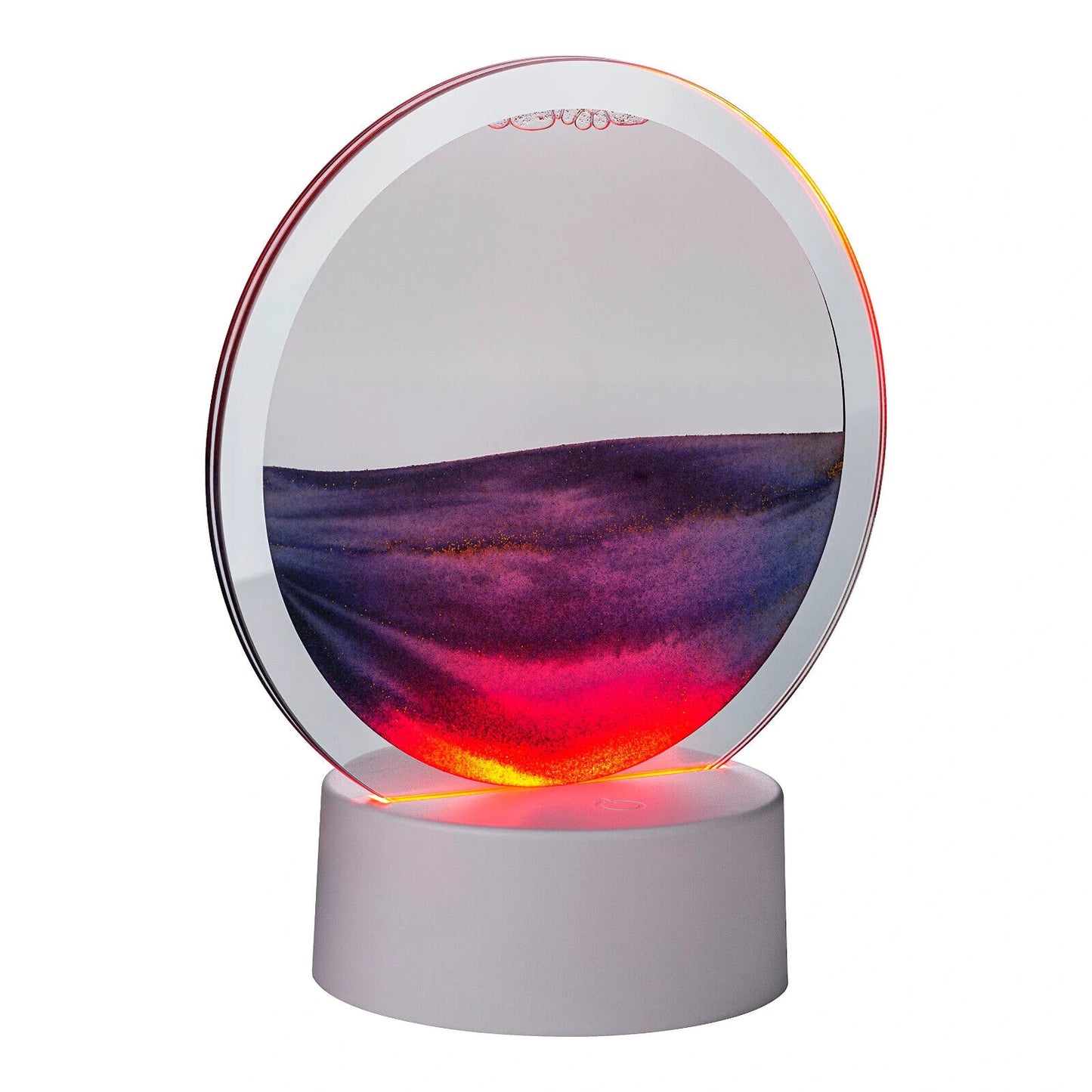 Sandspiel Lampe beleuchtet Deko LED Wohnungsdeko Dekoration in Weiß