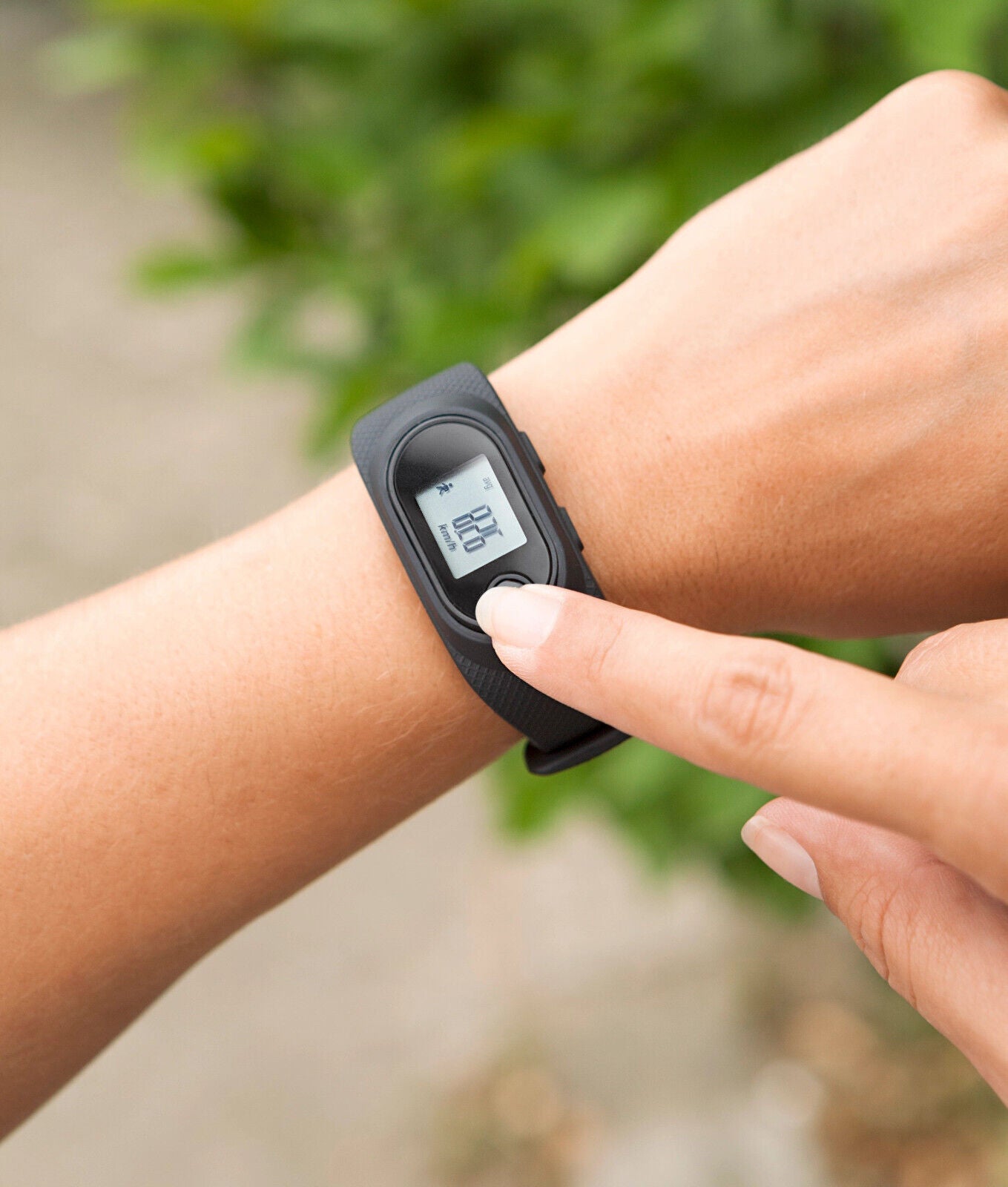 Fitnessarmband 2in1 Fitnesstracker Schrittzähler Fitnessuhr Smartwatch Training