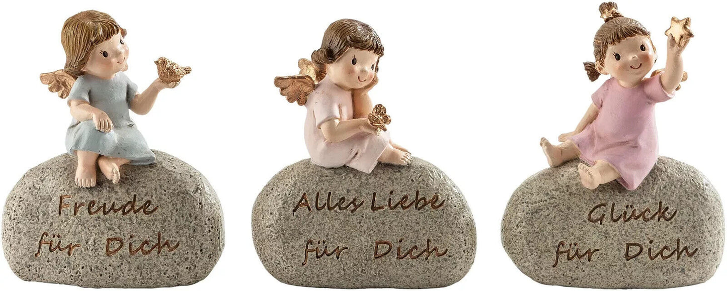 Geschenkengelchen mit Botschaft, 3er-Set