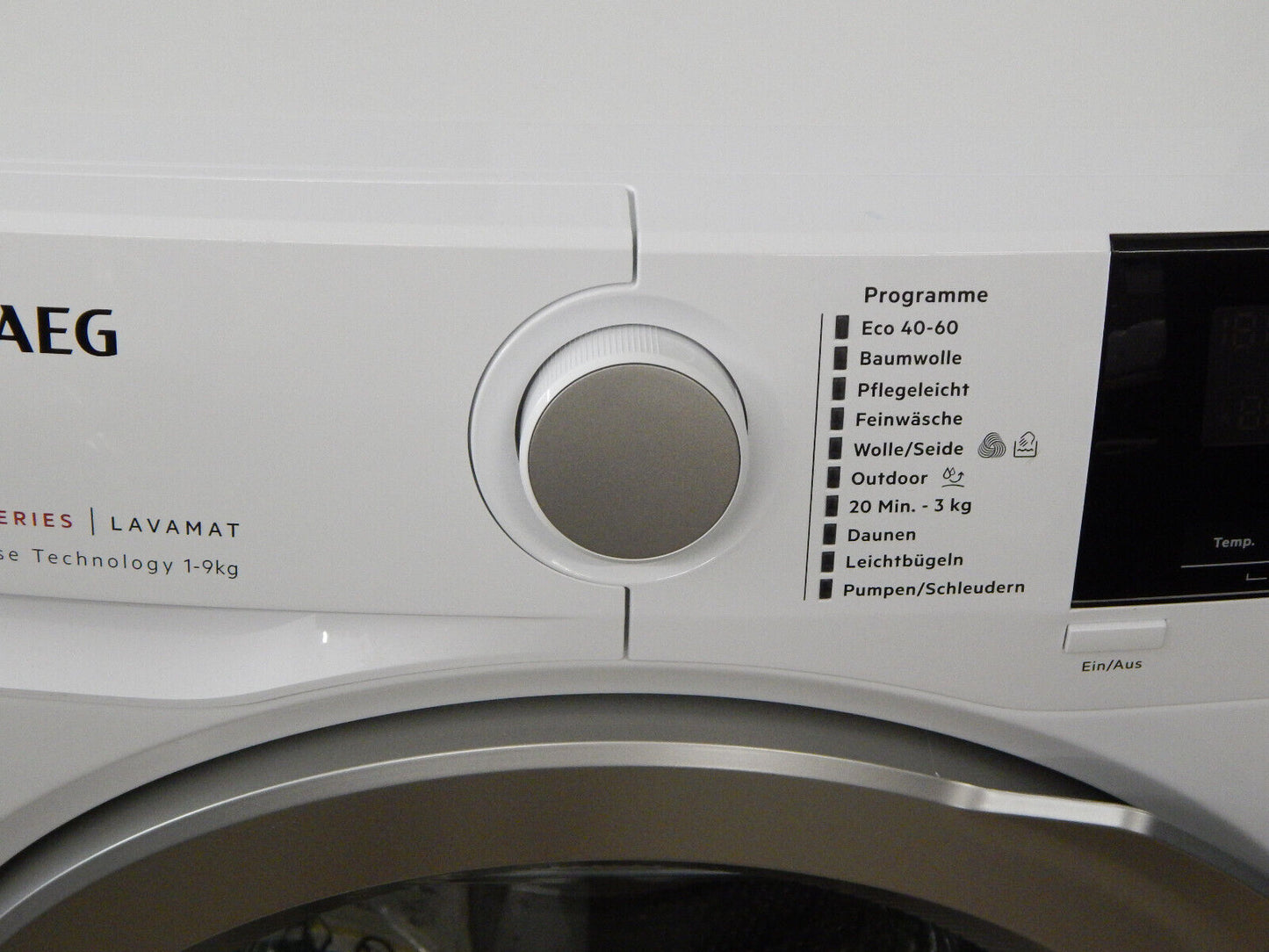 AEG Waschmaschine Serie 6000 L6FB49VFL, 9 kg Anti-Allergie, ProSense, 1400 U/Min