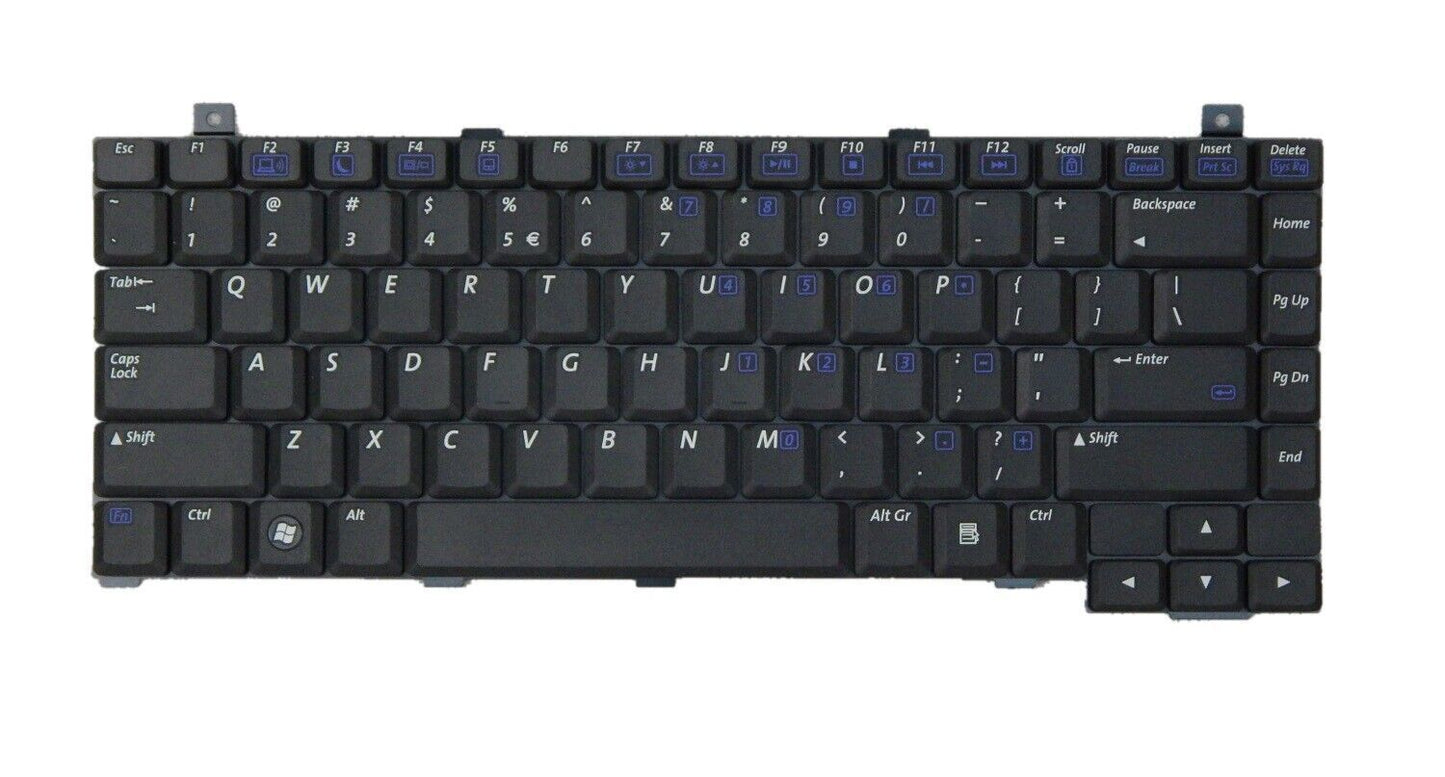 Laptop Tastatur Universal QWERTY Layout Laptoptastatur Notebook Einbau Tastatur