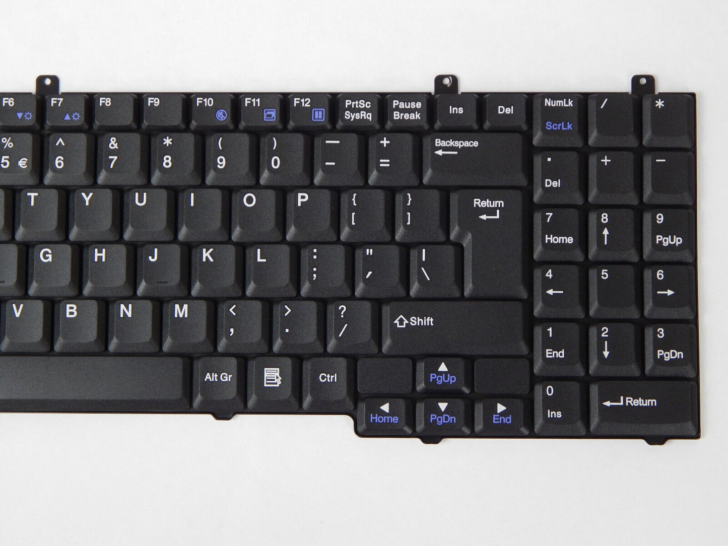 Laptop Tastatur Universal QWERTY Layout Laptoptastatur Notebook Einbau Tastatur