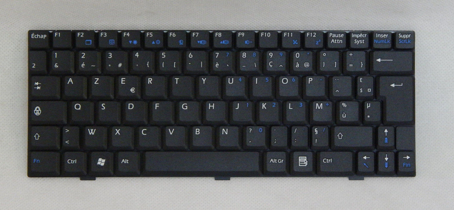 Laptop Tastatur Universal AZERTY Layout Laptoptastatur Notebook Einbau Tastatur