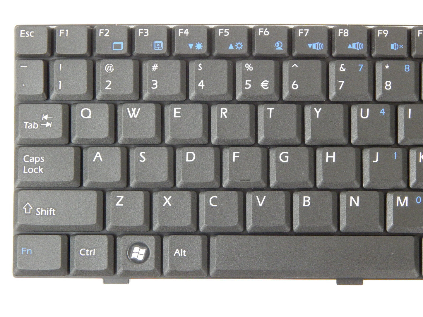 Laptop Tastatur Universal QWERTY Layout Laptoptastatur Notebook Einbau Tastatur