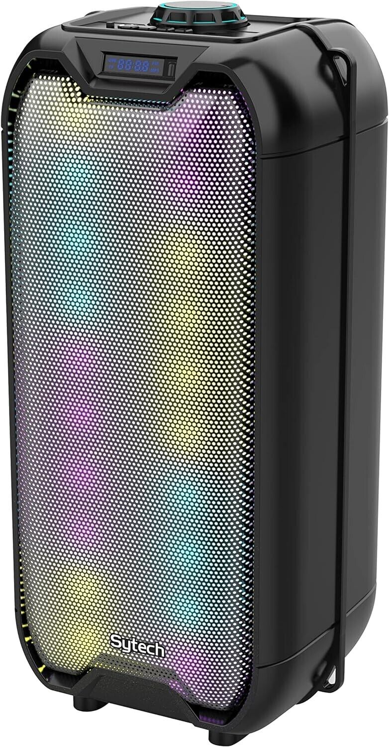 Sytech Lautsprecher Serie Microbeat 2 x 4, 15 W, rms / 120 peit, wiederaufladbar