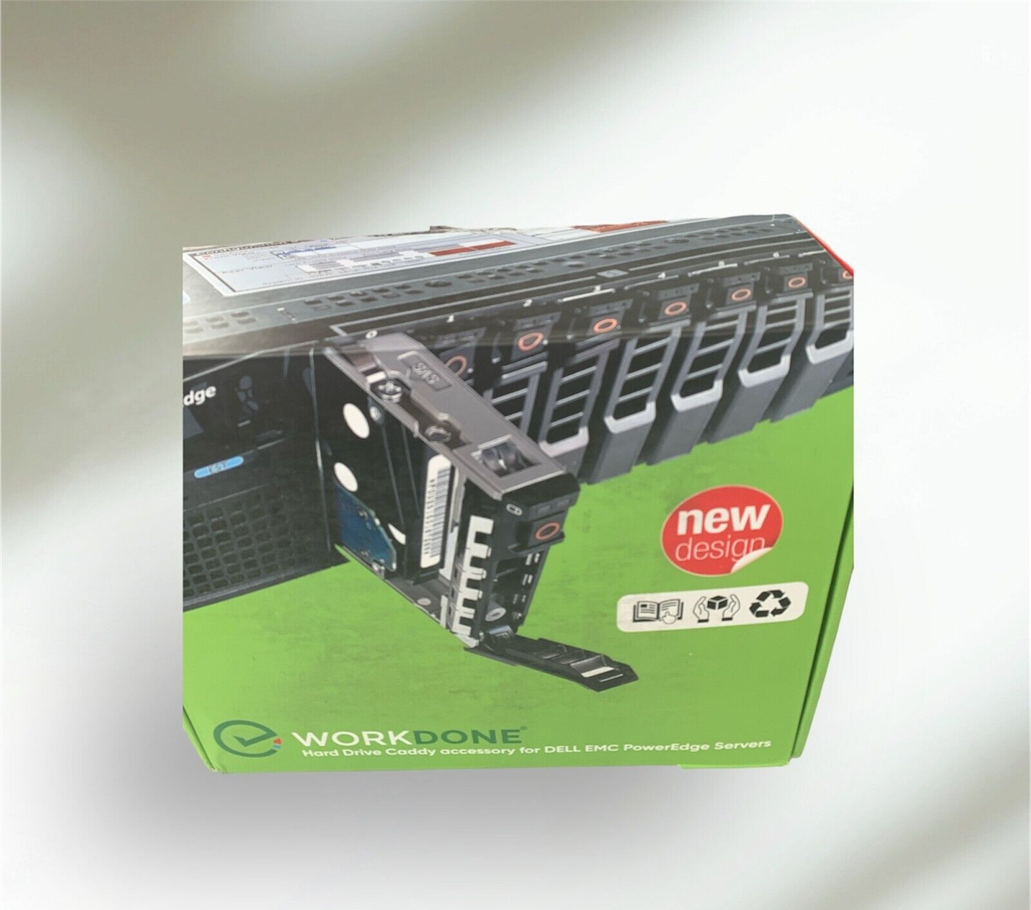 WORKDONE 6er-Pack - 3,5" Festplatten-Caddy m. 2,5"-Festplattenadapte