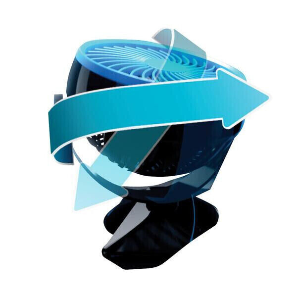 Livington Go Fan mobiler Akku-Ventilator Tischventilator Ventilator in schwarz