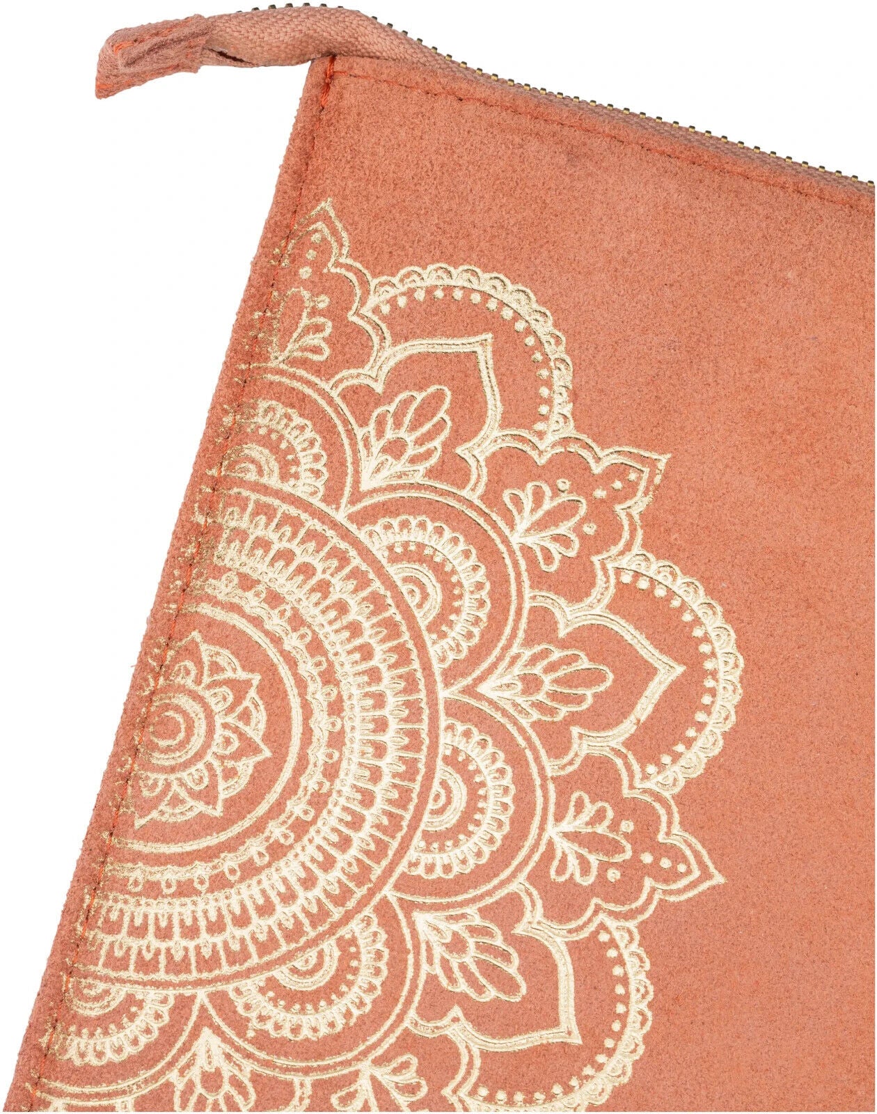 Lederhülle "Mandala"mit Reißverschluss, 28,5 x 20 cm