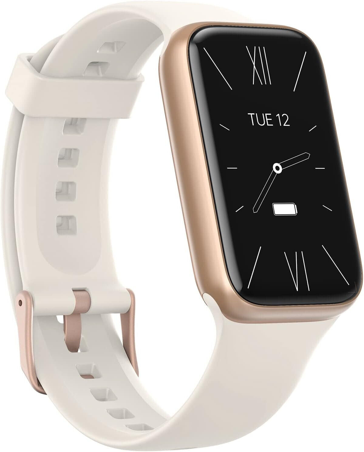 BingoFit Fitness Tracker, Fitness Armband Uhr mit Schrittzähler Uhr Pulsuhr Weiß