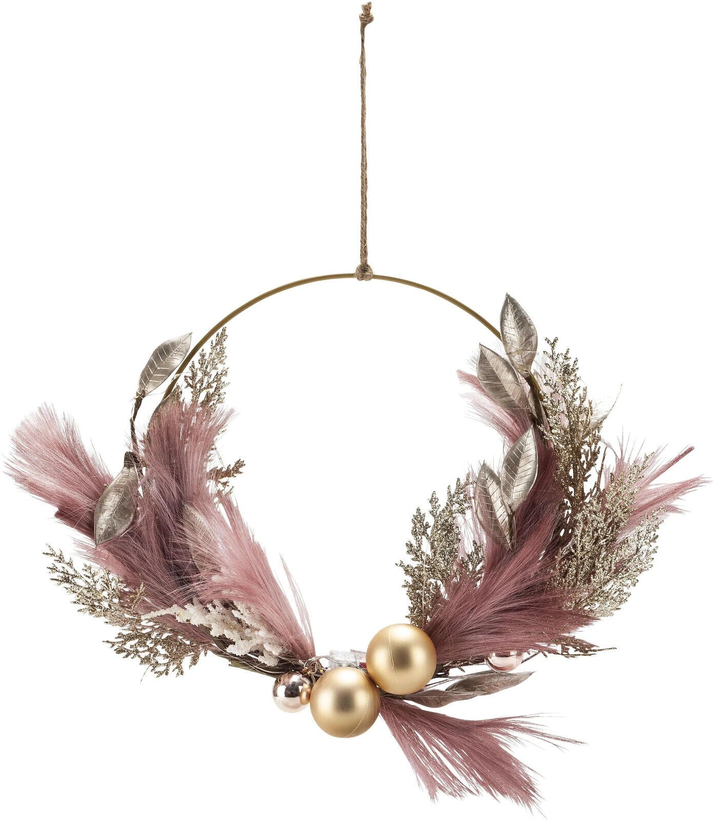LED-Metallring "Light Gold" 30cm Deko Hängedeko Advent Dekoration Weihnachten