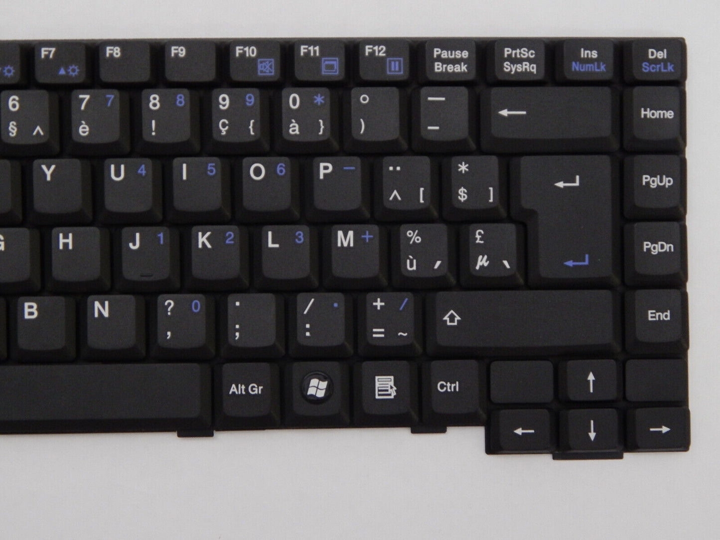 Laptop Tastatur Universal AZERTY Layout Laptoptastatur Notebook Einbau Tastatur