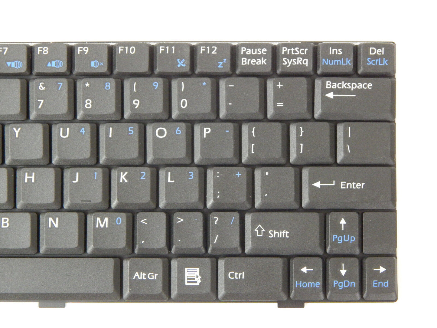 Laptop Tastatur Universal QWERTY Layout Laptoptastatur Notebook Einbau Tastatur