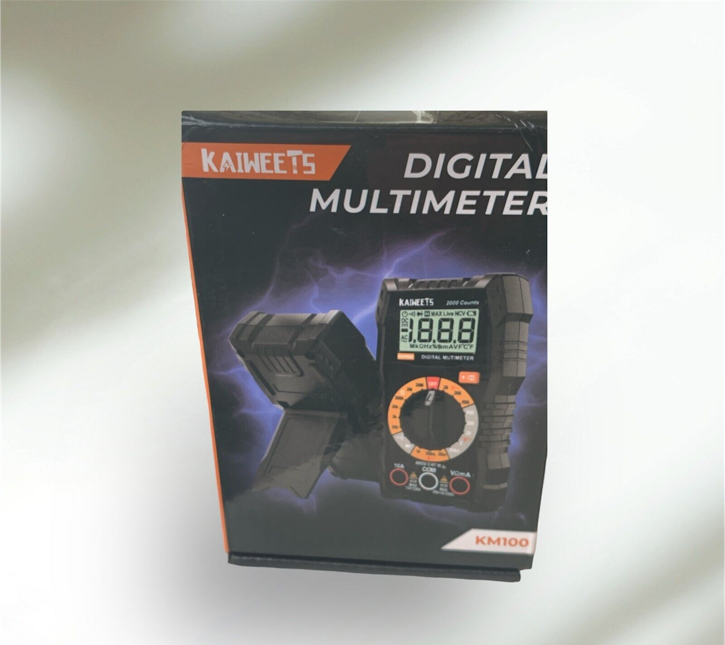 KAIWEETS Digital Multimeter KM100, Spannungsmesser für AC/DC Spannung, DC Strom