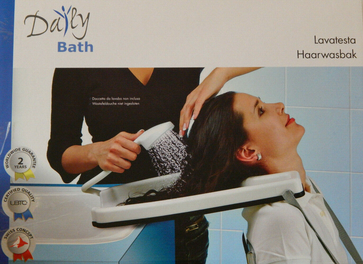 Daily Haarwasch-Tablett und Lavabo-Dusche