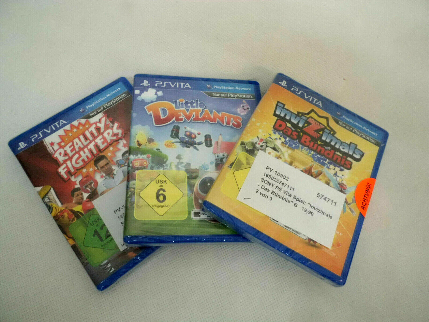PSVITA little Deviants & Invi Zimals Das Bündnis & Reality Fighters