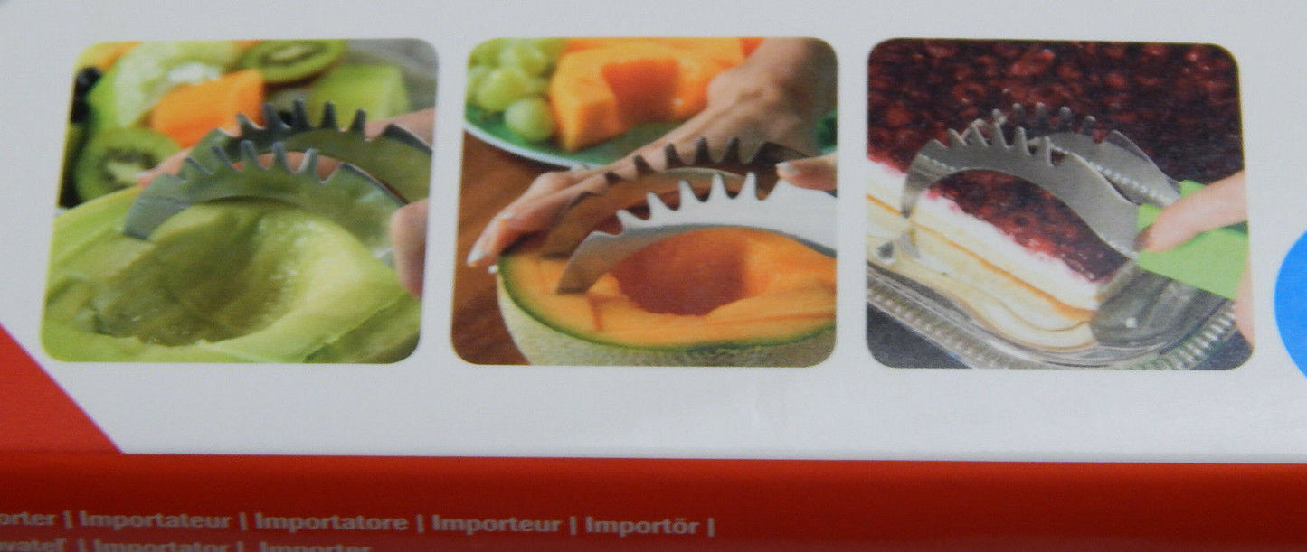 WassermelonenschneiderMelonenteiler Melonenmesser Obstmesser Küchenhelfer