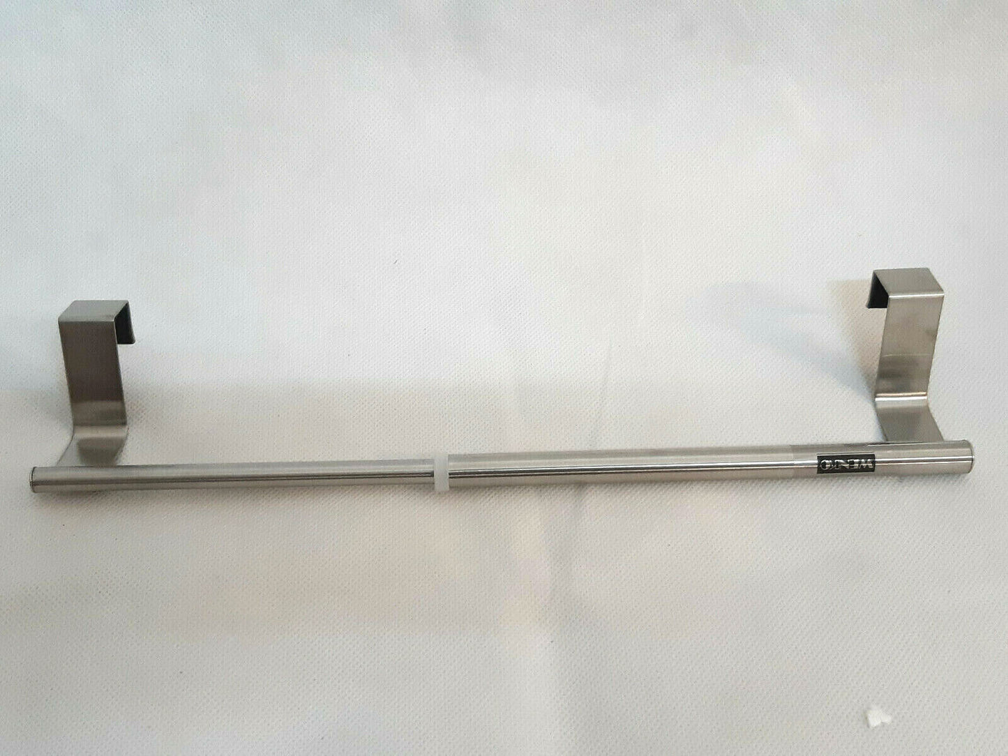 WENKO Tür-Handtuchstange Teleskop Edelstahl, Edelstahl rostfrei, 22-35 x 6 x 7 c
