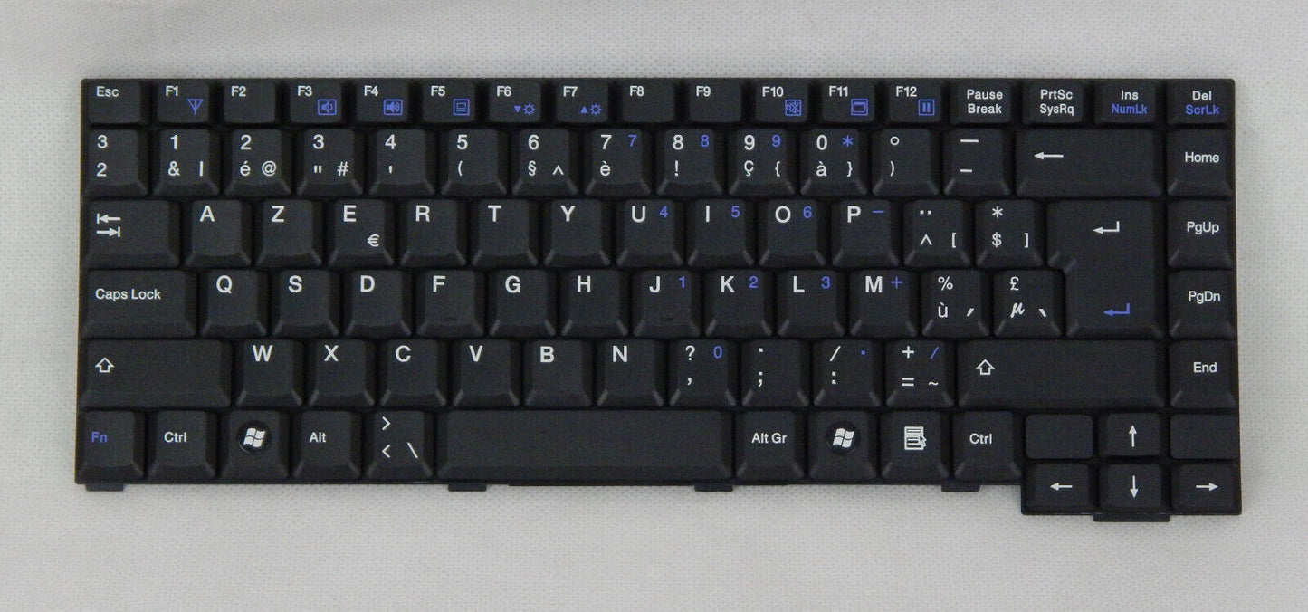 Laptop Tastatur Universal AZERTY Layout Laptoptastatur Notebook Einbau Tastatur