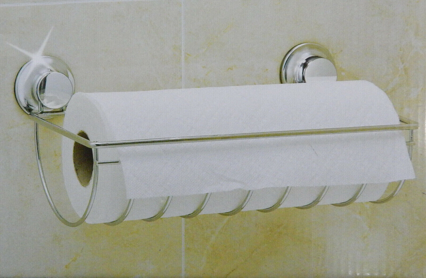 EverLoc Küchenrollenhalter Papierrollenhalte aus Metall Küchenrolle ohne Bohren